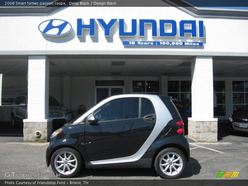 Deep Black / Design Black 2008 Smart fortwo passion coupe