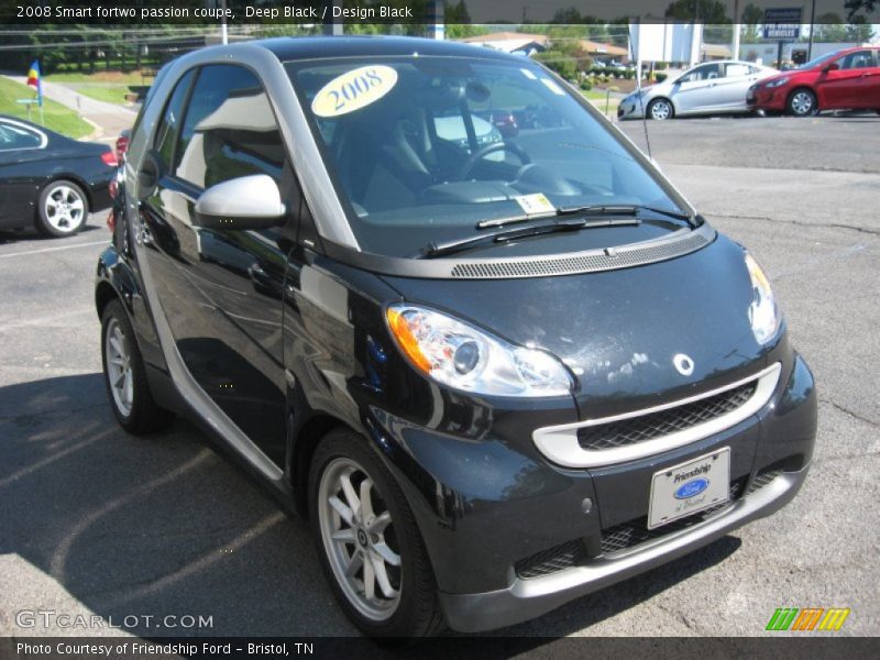 Deep Black / Design Black 2008 Smart fortwo passion coupe