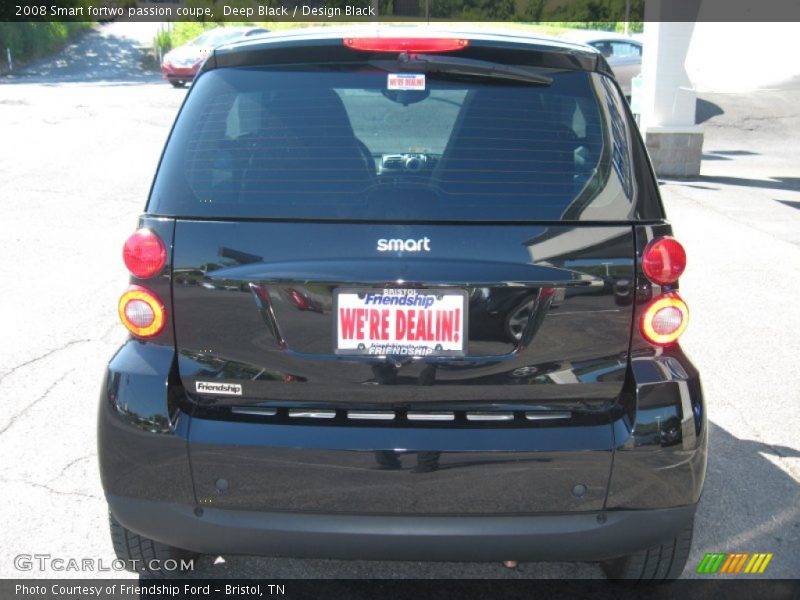 Deep Black / Design Black 2008 Smart fortwo passion coupe