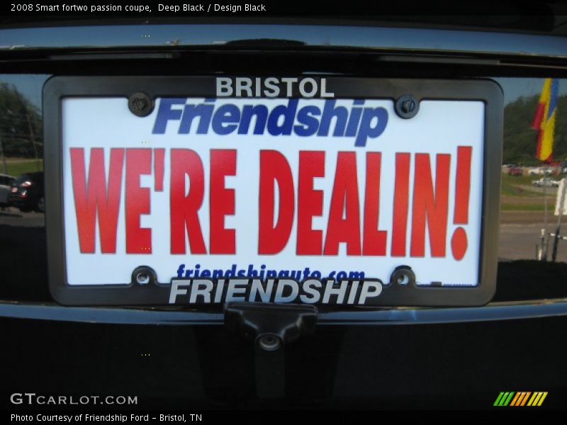 Deep Black / Design Black 2008 Smart fortwo passion coupe