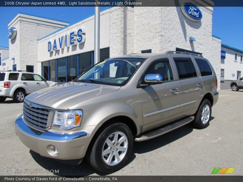 Light Sandstone Metallic / Light Graystone 2008 Chrysler Aspen Limited 4WD