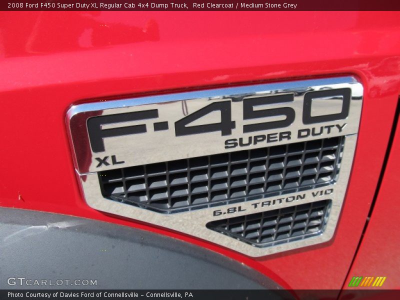  2008 F450 Super Duty XL Regular Cab 4x4 Dump Truck Logo