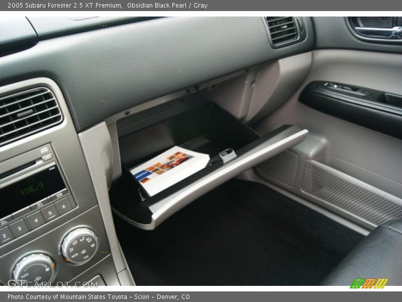 Obsidian Black Pearl / Gray 2005 Subaru Forester 2.5 XT Premium