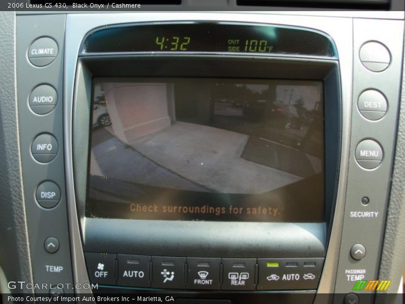 Black Onyx / Cashmere 2006 Lexus GS 430
