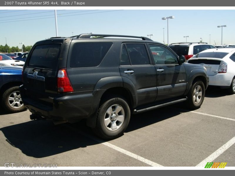 Black / Taupe 2007 Toyota 4Runner SR5 4x4