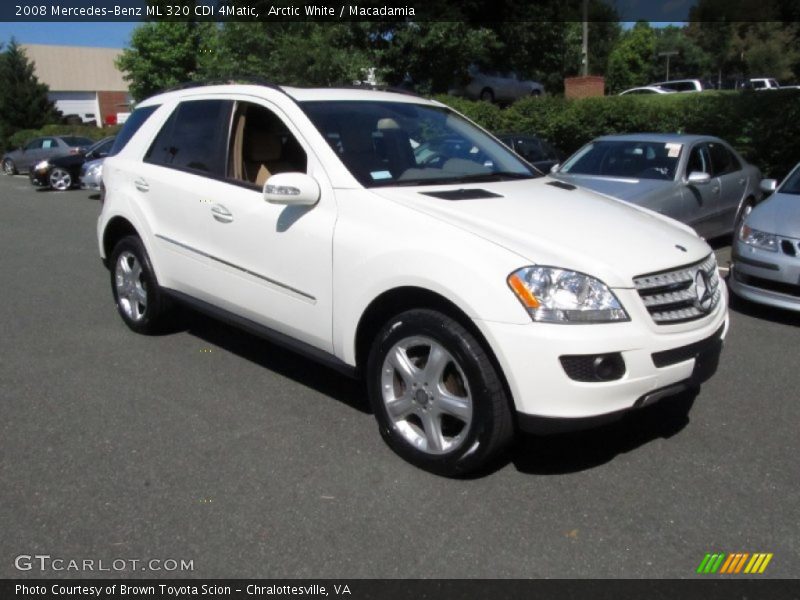 Arctic White / Macadamia 2008 Mercedes-Benz ML 320 CDI 4Matic