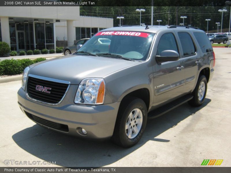 Silver Birch Metallic / Light Tan 2008 GMC Yukon SLE