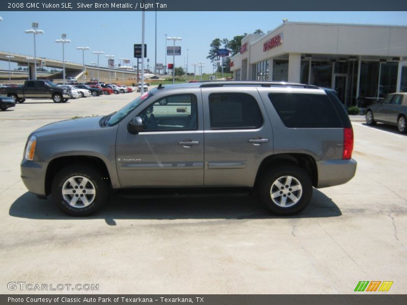 Silver Birch Metallic / Light Tan 2008 GMC Yukon SLE