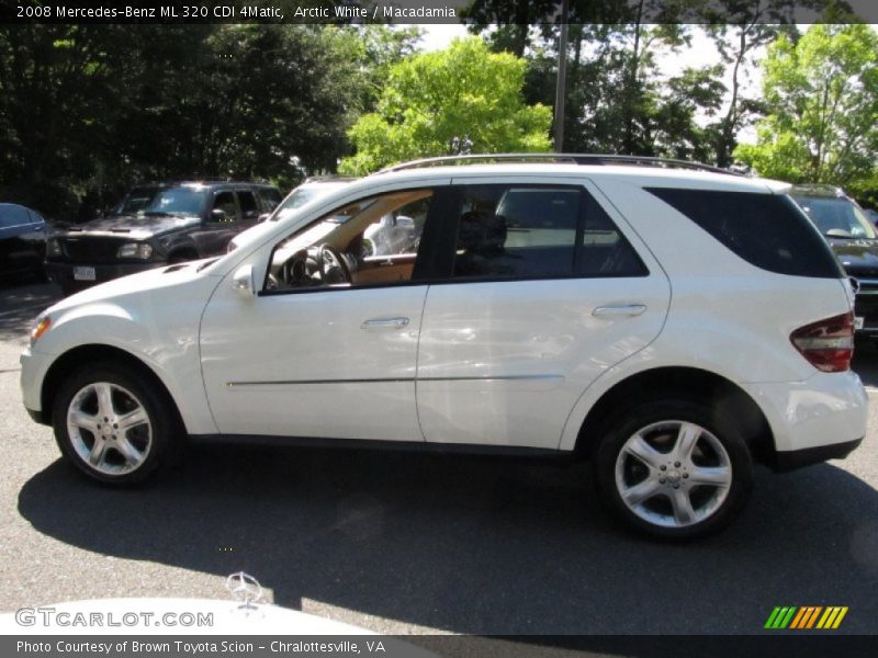 Arctic White / Macadamia 2008 Mercedes-Benz ML 320 CDI 4Matic
