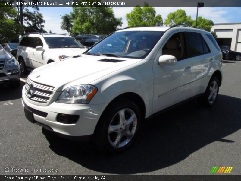 Arctic White / Macadamia 2008 Mercedes-Benz ML 320 CDI 4Matic