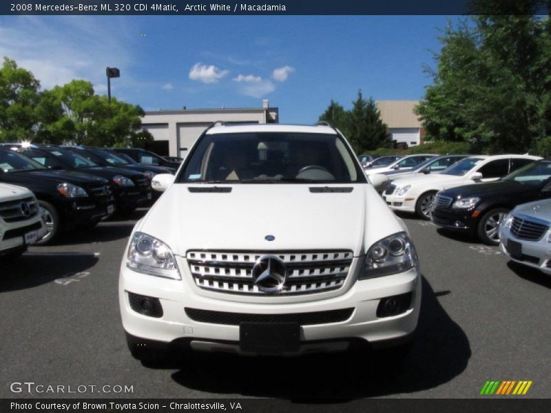 Arctic White / Macadamia 2008 Mercedes-Benz ML 320 CDI 4Matic