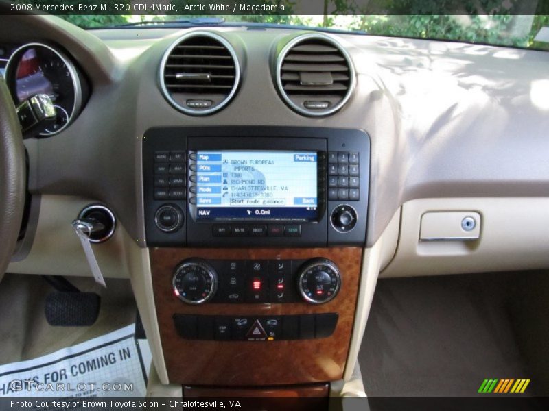 Arctic White / Macadamia 2008 Mercedes-Benz ML 320 CDI 4Matic