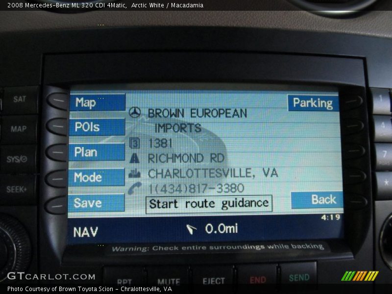 Arctic White / Macadamia 2008 Mercedes-Benz ML 320 CDI 4Matic