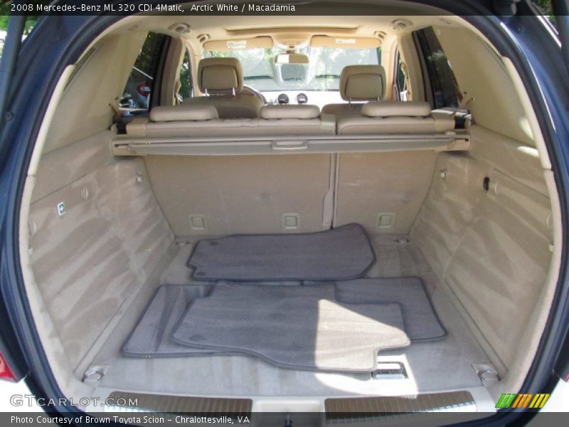 Arctic White / Macadamia 2008 Mercedes-Benz ML 320 CDI 4Matic