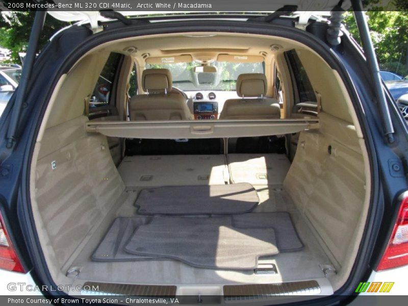Arctic White / Macadamia 2008 Mercedes-Benz ML 320 CDI 4Matic