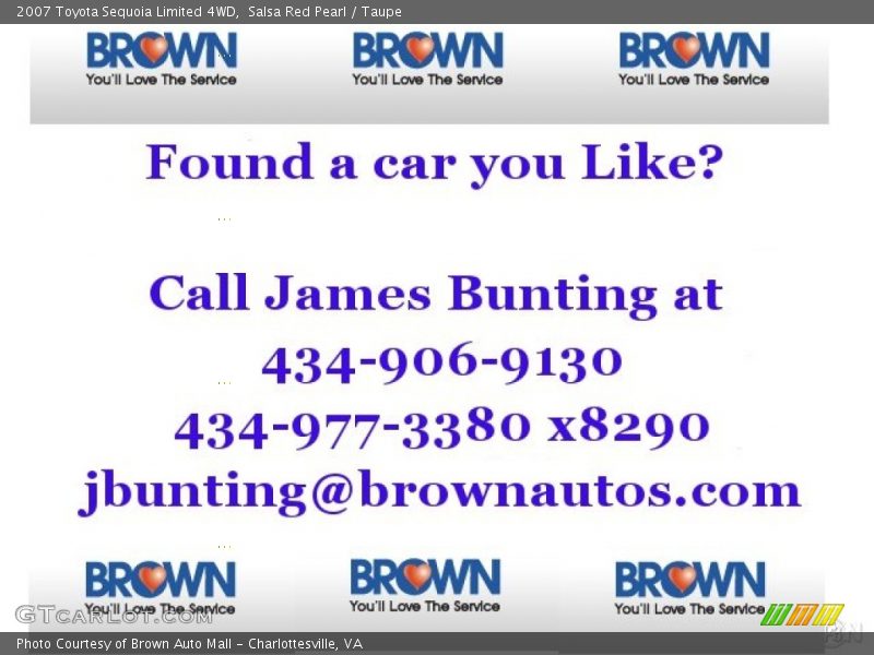 Salsa Red Pearl / Taupe 2007 Toyota Sequoia Limited 4WD