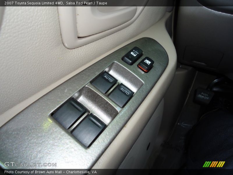 Salsa Red Pearl / Taupe 2007 Toyota Sequoia Limited 4WD