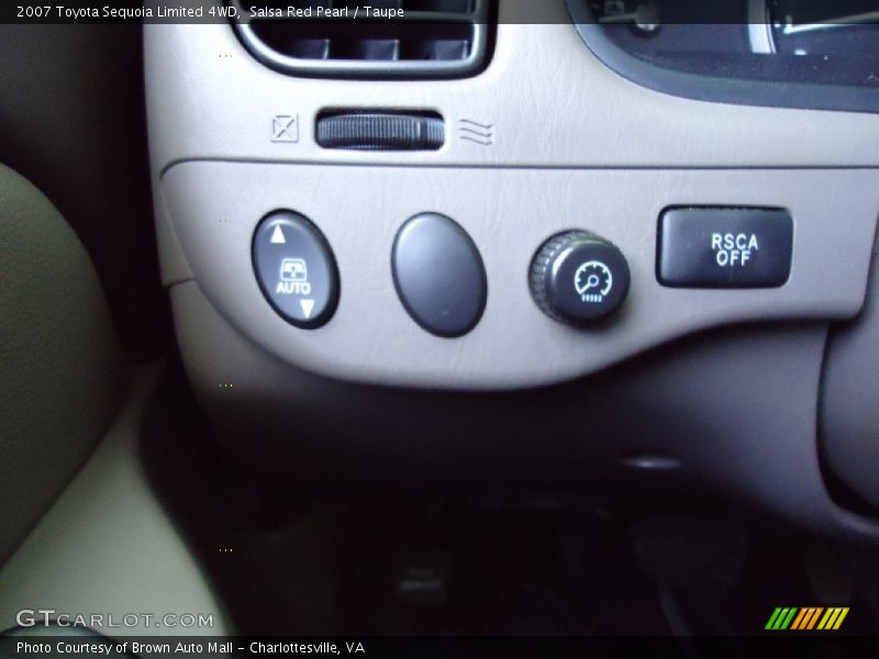Salsa Red Pearl / Taupe 2007 Toyota Sequoia Limited 4WD