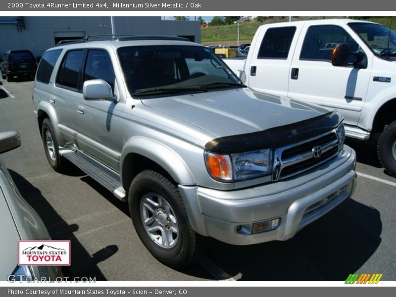 Millennium Silver Metallic / Oak 2000 Toyota 4Runner Limited 4x4