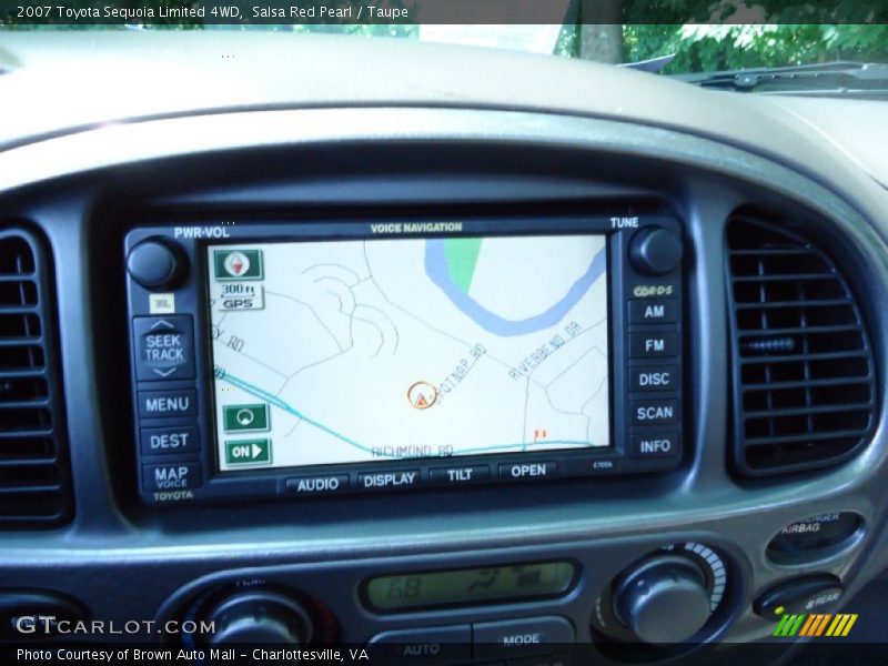 Salsa Red Pearl / Taupe 2007 Toyota Sequoia Limited 4WD