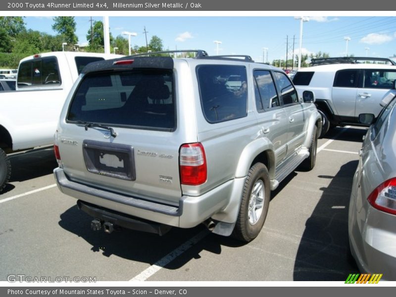 Millennium Silver Metallic / Oak 2000 Toyota 4Runner Limited 4x4