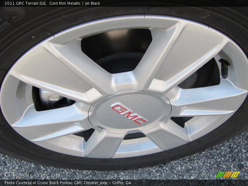 Gold Mist Metallic / Jet Black 2011 GMC Terrain SLE