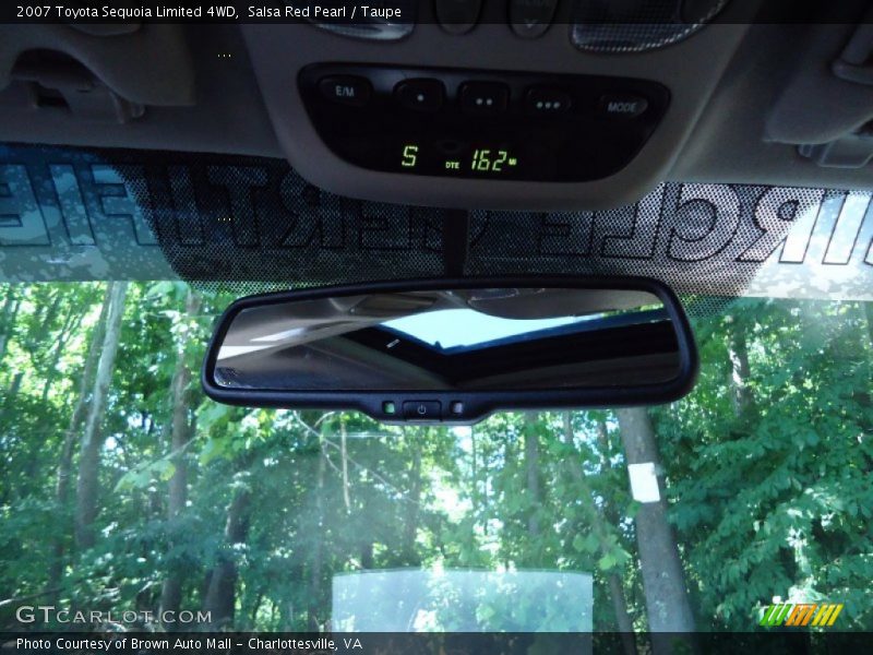Salsa Red Pearl / Taupe 2007 Toyota Sequoia Limited 4WD