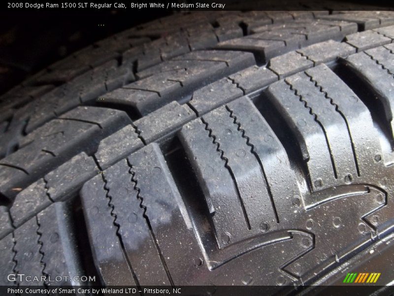 Bright White / Medium Slate Gray 2008 Dodge Ram 1500 SLT Regular Cab