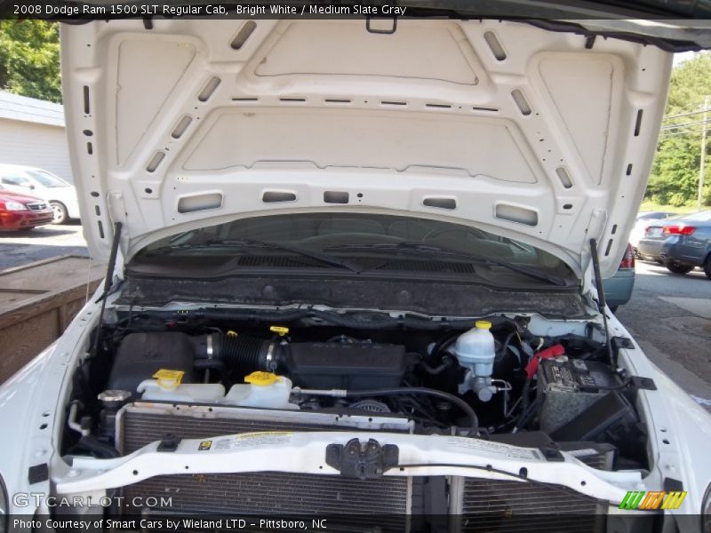 Bright White / Medium Slate Gray 2008 Dodge Ram 1500 SLT Regular Cab