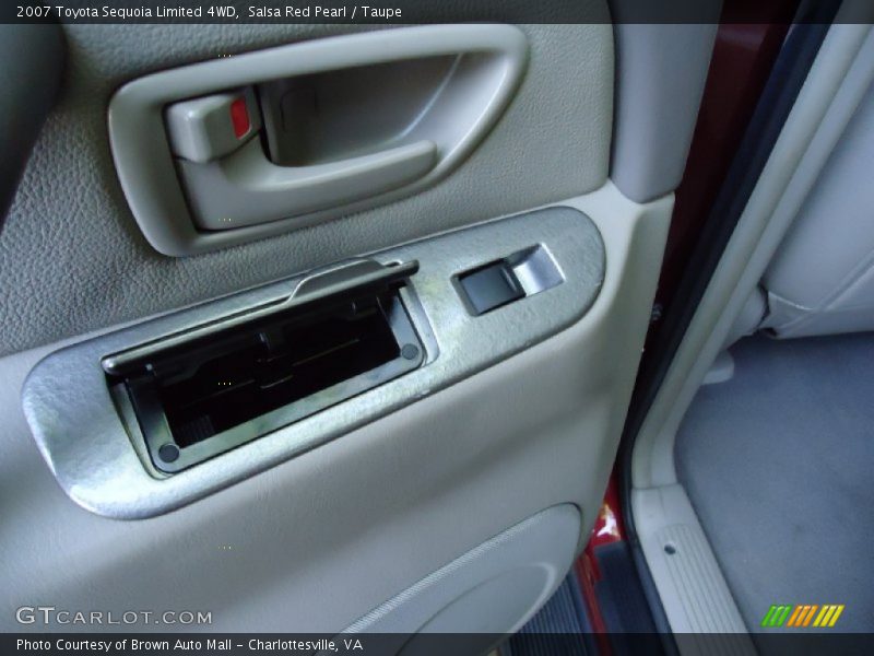 Salsa Red Pearl / Taupe 2007 Toyota Sequoia Limited 4WD