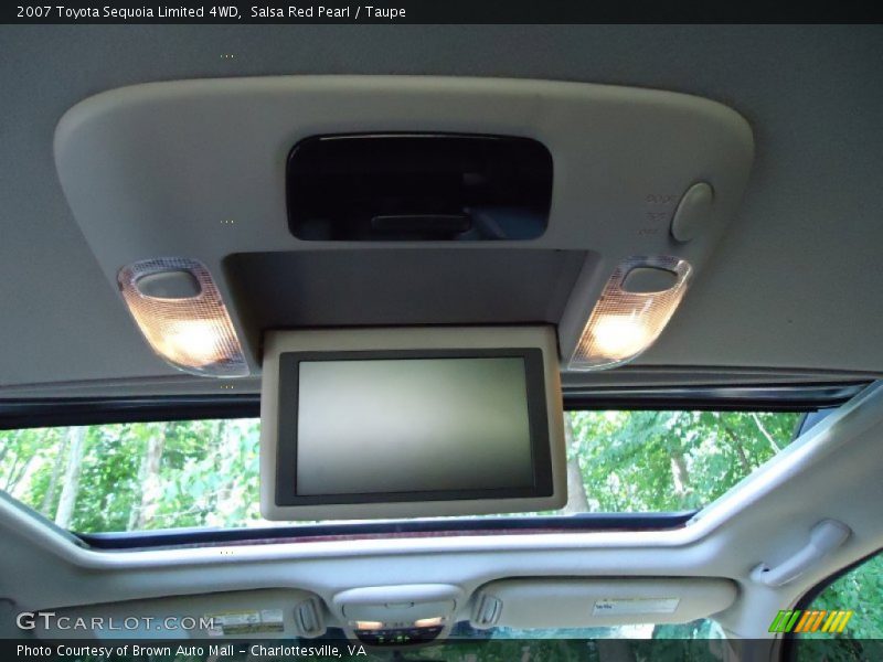 Salsa Red Pearl / Taupe 2007 Toyota Sequoia Limited 4WD