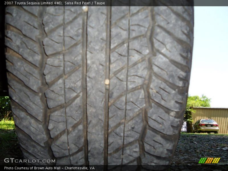 Salsa Red Pearl / Taupe 2007 Toyota Sequoia Limited 4WD