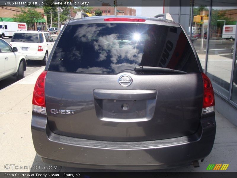 Smoke Metallic / Gray 2006 Nissan Quest 3.5 S