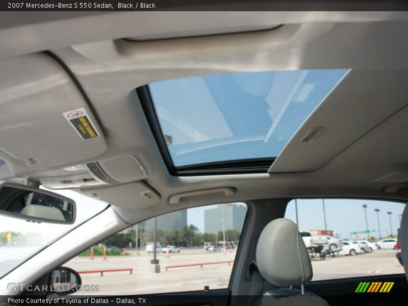 Black / Black 2007 Mercedes-Benz S 550 Sedan