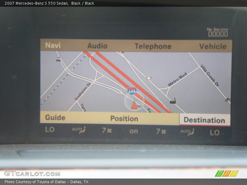 Black / Black 2007 Mercedes-Benz S 550 Sedan