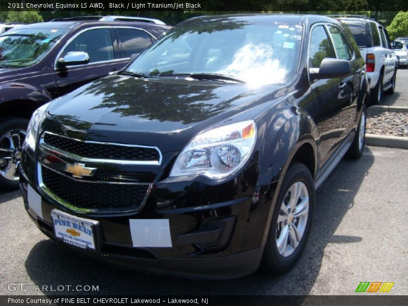 Black / Light Titanium/Jet Black 2011 Chevrolet Equinox LS AWD