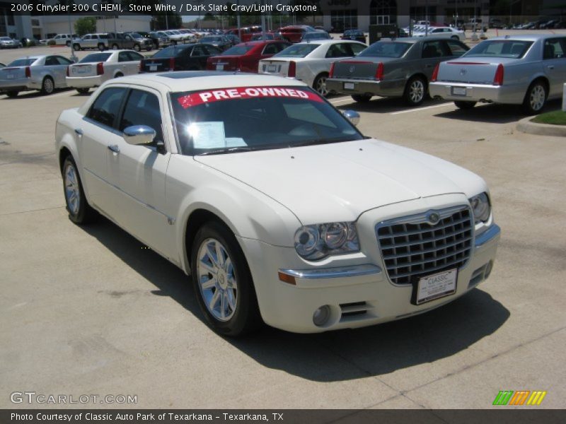 Stone White / Dark Slate Gray/Light Graystone 2006 Chrysler 300 C HEMI