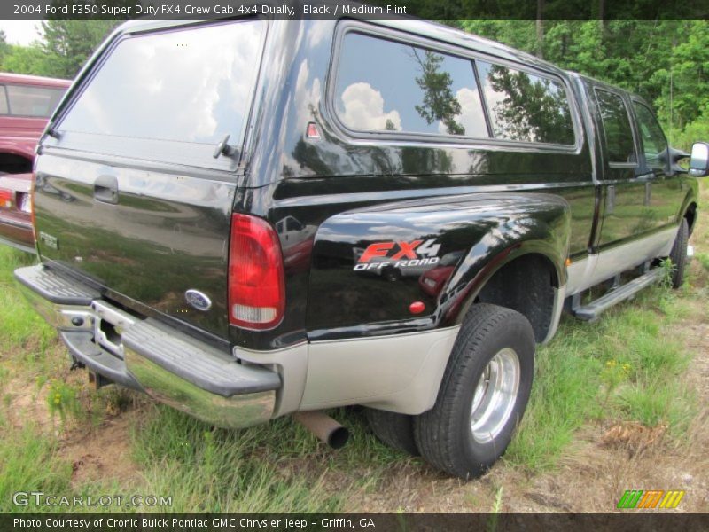 Black / Medium Flint 2004 Ford F350 Super Duty FX4 Crew Cab 4x4 Dually