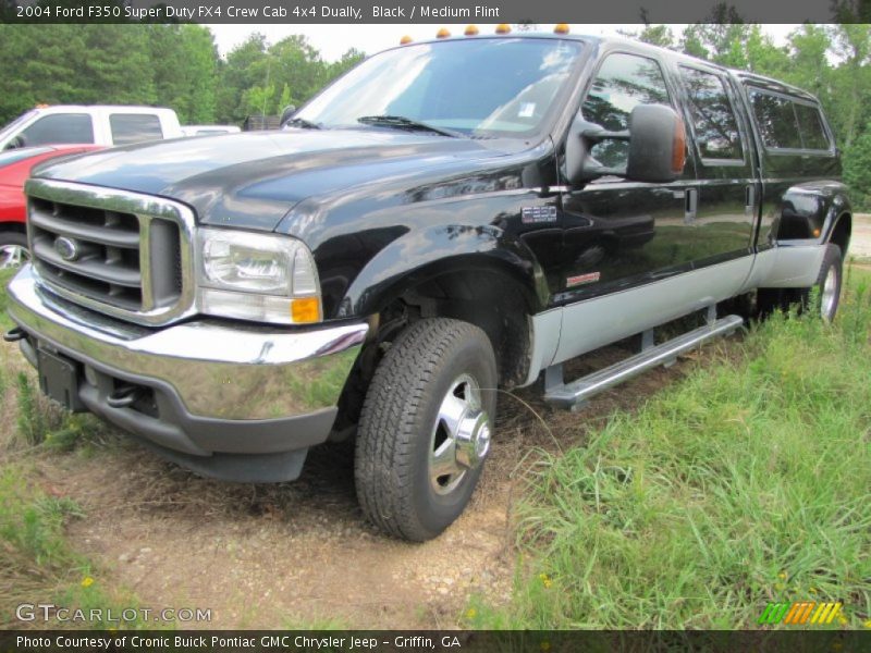 Black / Medium Flint 2004 Ford F350 Super Duty FX4 Crew Cab 4x4 Dually