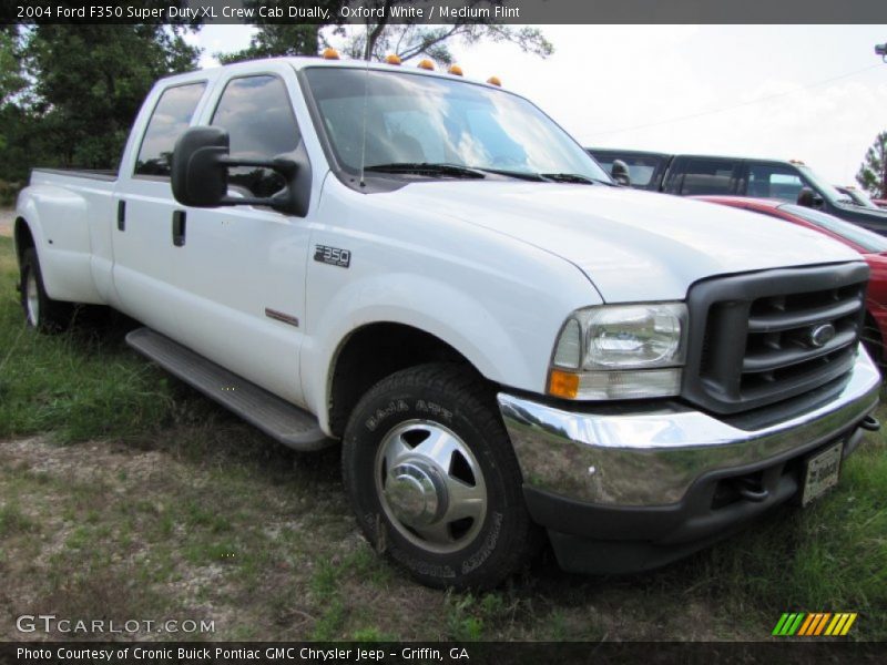 Oxford White / Medium Flint 2004 Ford F350 Super Duty XL Crew Cab Dually