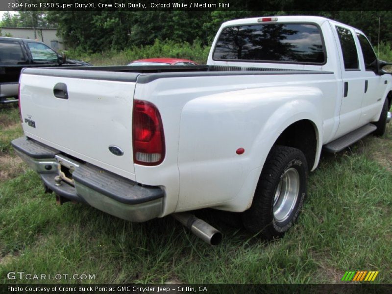 Oxford White / Medium Flint 2004 Ford F350 Super Duty XL Crew Cab Dually