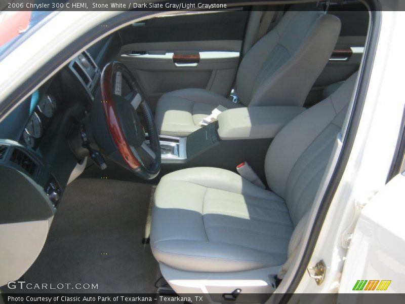 Stone White / Dark Slate Gray/Light Graystone 2006 Chrysler 300 C HEMI