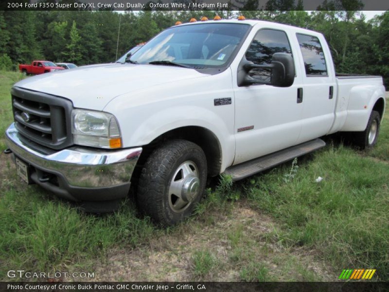 Oxford White / Medium Flint 2004 Ford F350 Super Duty XL Crew Cab Dually