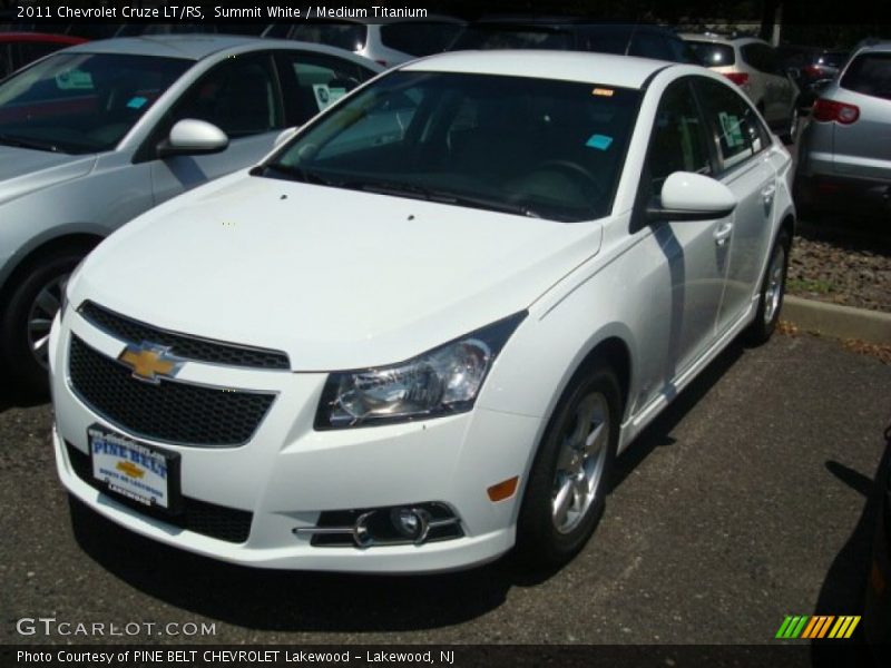 Summit White / Medium Titanium 2011 Chevrolet Cruze LT/RS