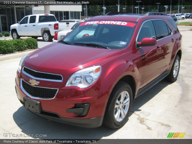 Cardinal Red Metallic / Jet Black 2011 Chevrolet Equinox LT