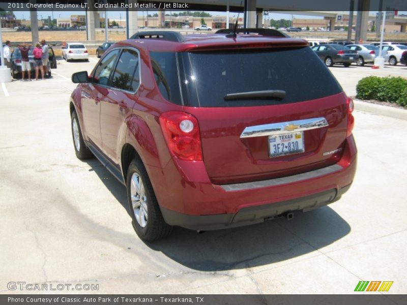 Cardinal Red Metallic / Jet Black 2011 Chevrolet Equinox LT