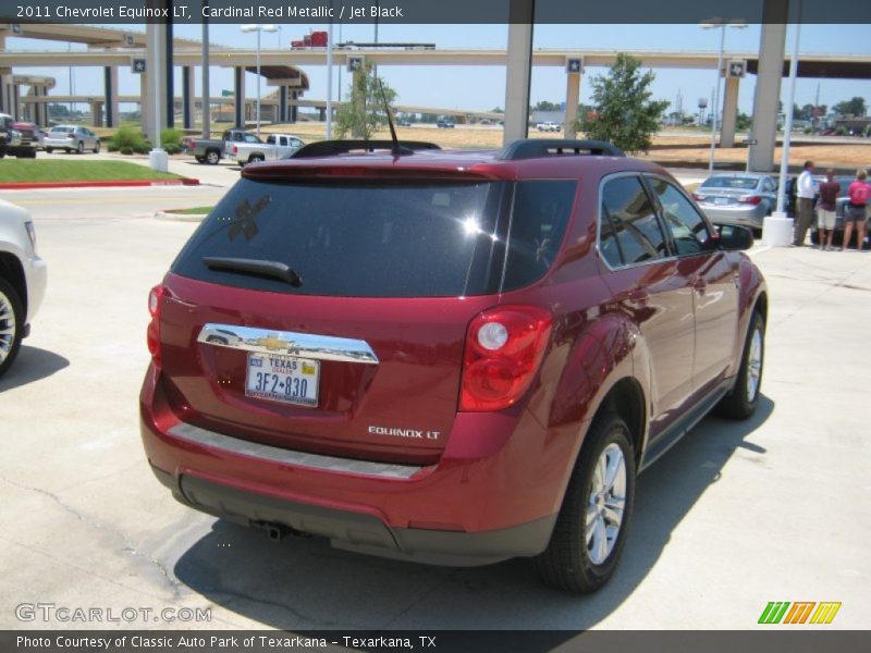 Cardinal Red Metallic / Jet Black 2011 Chevrolet Equinox LT