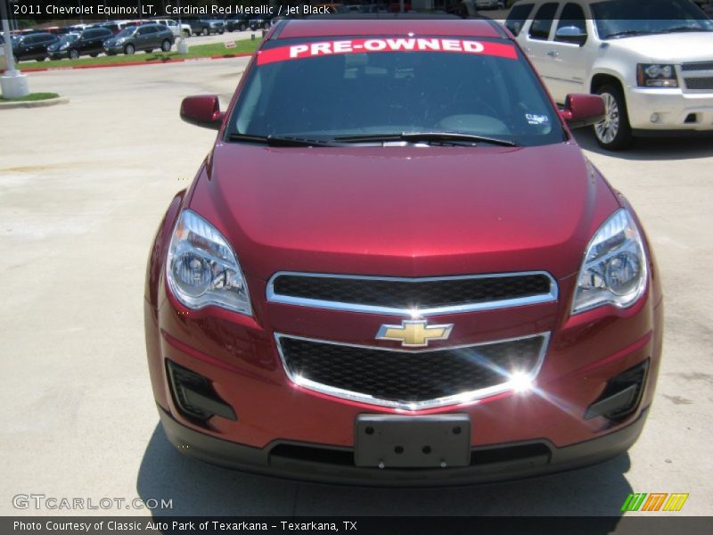 Cardinal Red Metallic / Jet Black 2011 Chevrolet Equinox LT