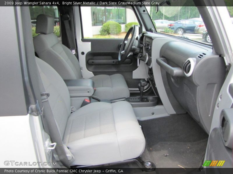 Bright Silver Metallic / Dark Slate Gray/Medium Slate Gray 2009 Jeep Wrangler Sahara 4x4