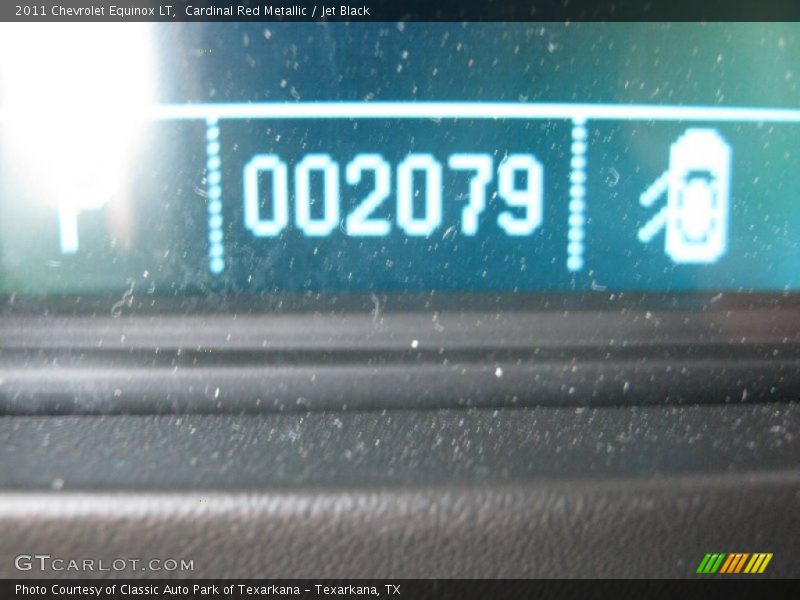 Cardinal Red Metallic / Jet Black 2011 Chevrolet Equinox LT
